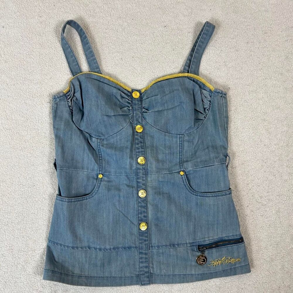 Insane Y2K Apple Bottom Denim Corset
